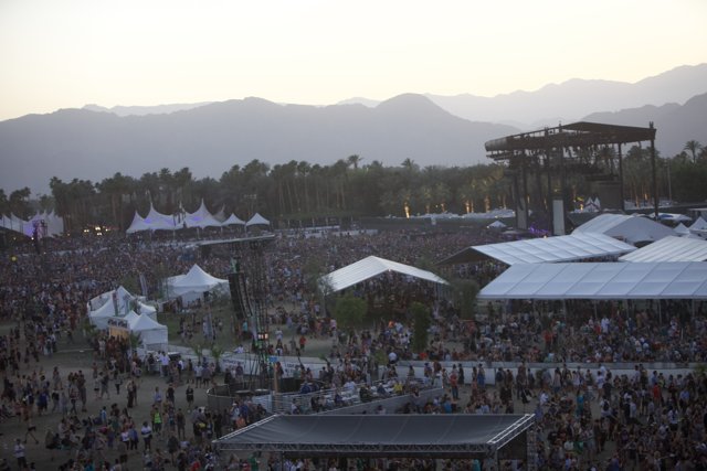 Concert-Goers Take Over the Empire Polo Club