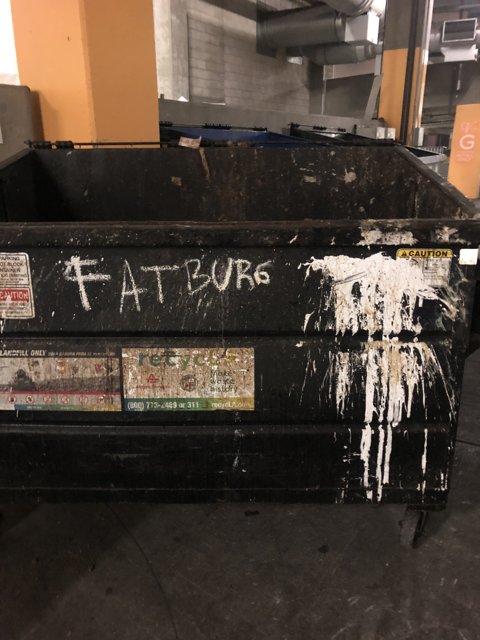 FatBus Graffiti on Dumpster