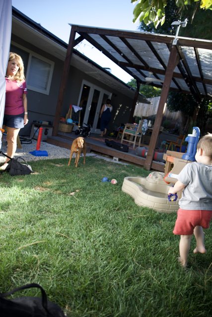 Laughter in the Backyard