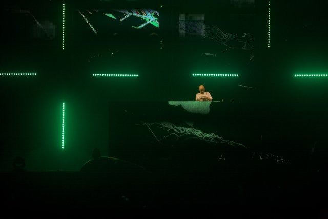 Mixing Magic Under The Glowing Green Lights