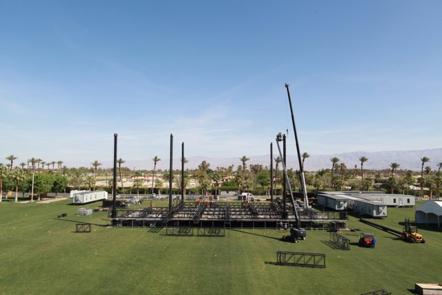 Stage Set As A Stunning Landmark in Coachella