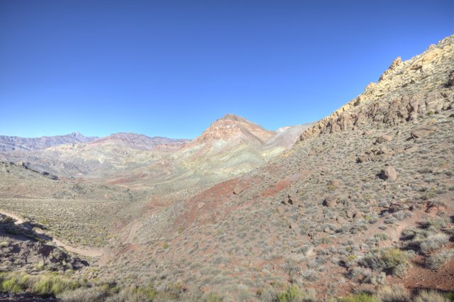 Majestic Mountain Range in Death Valley