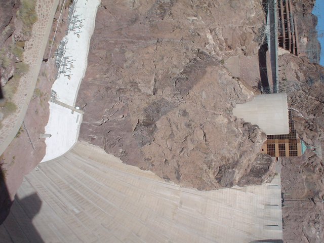 Majestic Hoover Dam at the Heart of Arizona's Landscape