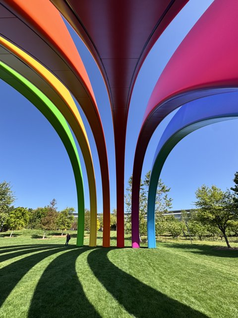 Rainbow Arches at Apple Park