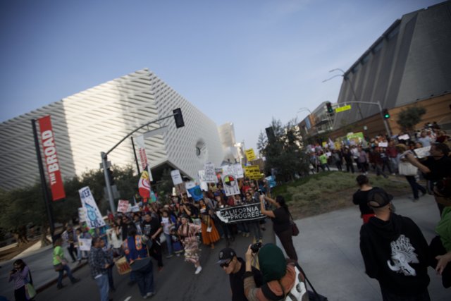 Pre-Coachella Protest Parade in Metropolis