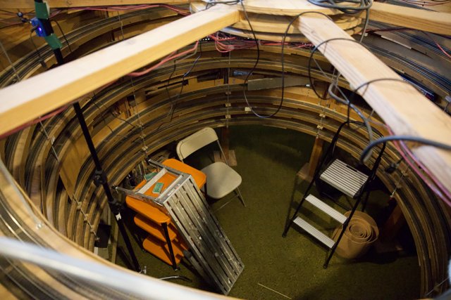 Behind the Tracks: Inside the Model Train Spiral