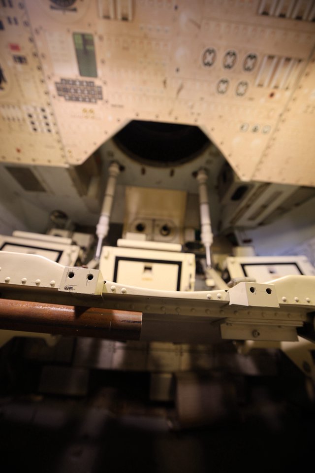 View Inside Apollo Command Module at USS Hornet Museum