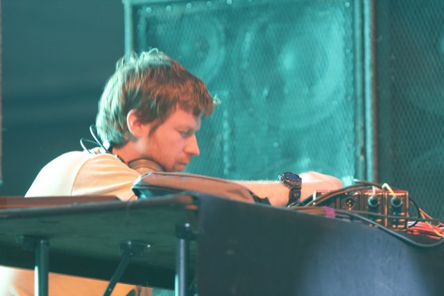 DJ Aphex Twin Entertains the Crowd at Coachella 2008