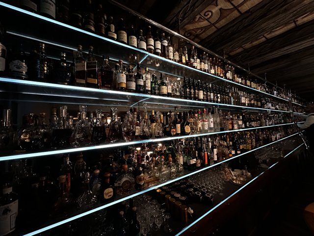 Booze galore at this chic urban bar in Zurich