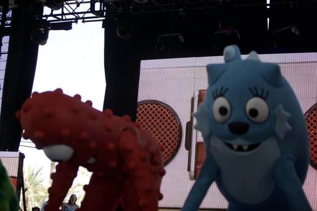 The Toy Mascot Takes the Stage