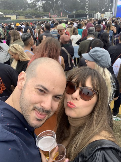 Selfie Time at the Music Fest