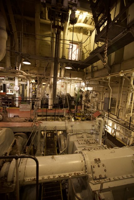 The Inner Workings of a Factory Ship's Engine Room