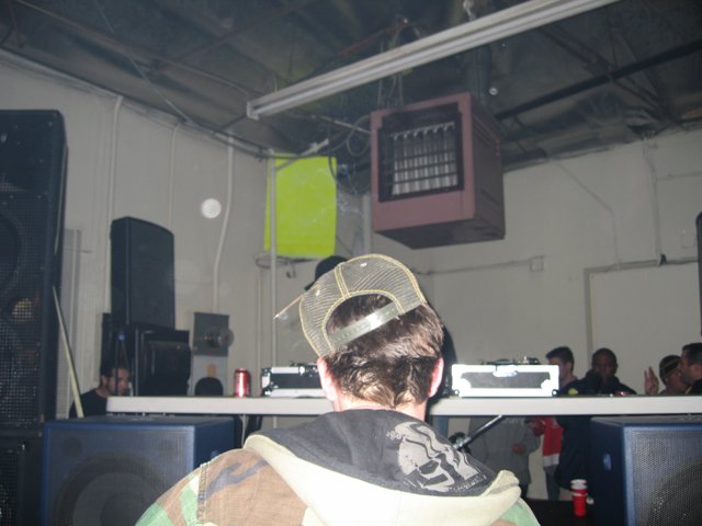 Man in Hat at NYE 2005 Celebration