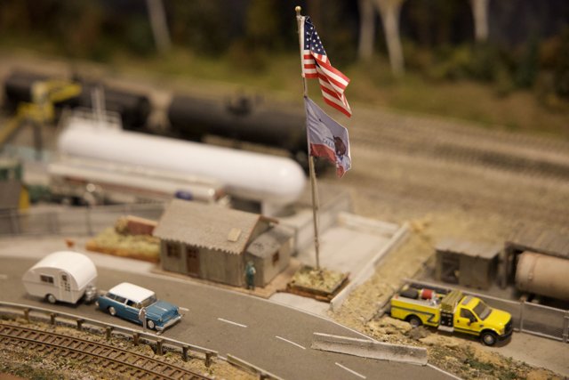 Miniature Americana at the Crocker Model Train Club