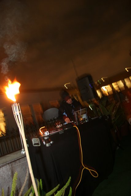 Fire and Beats on Stage