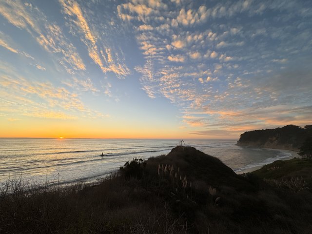 Golden Twilight at Moss Beach, California