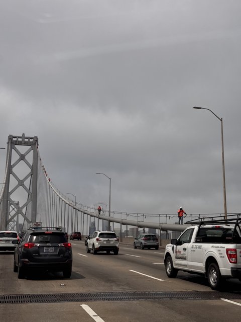 Busy Morning on the Bay Bridge