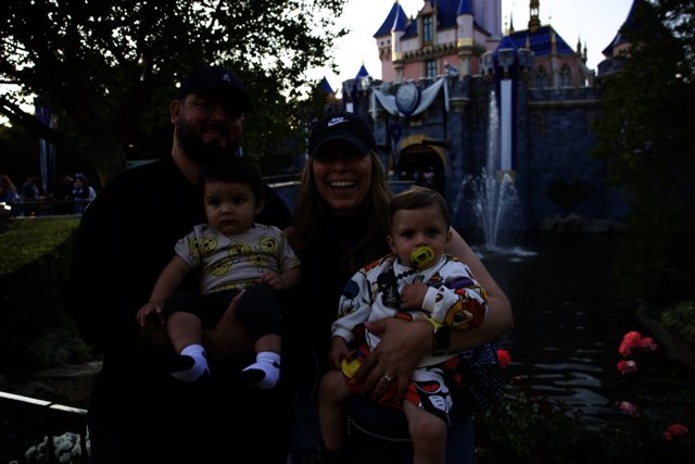 Magical Family Moments at Disneyland Castle