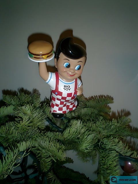 Burger Boy atop the Tree