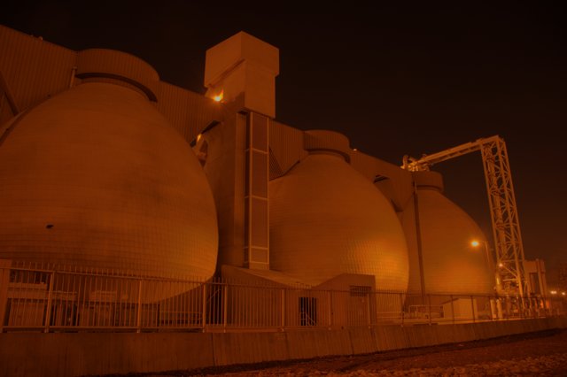 Illuminated Industrial Giant