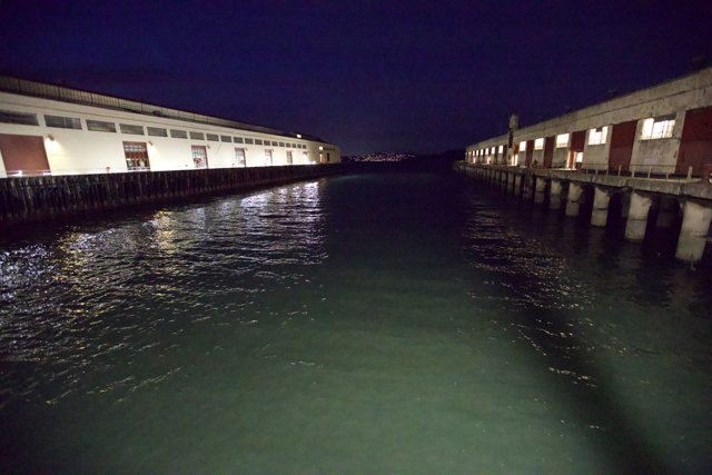 Twilight Waterfront Serenity at Fort Mason
