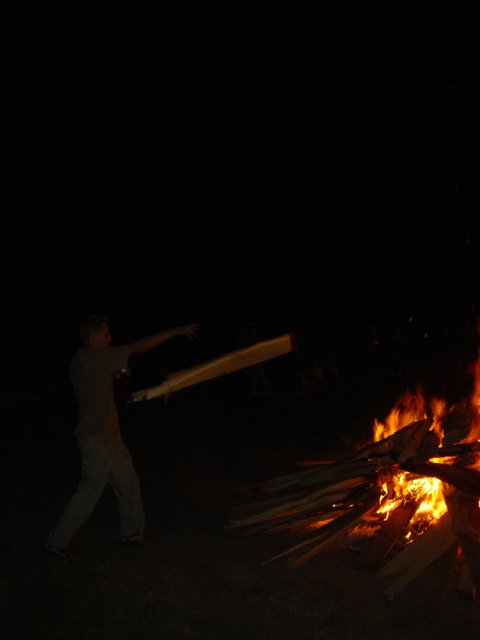 Bonfire Baton Toss