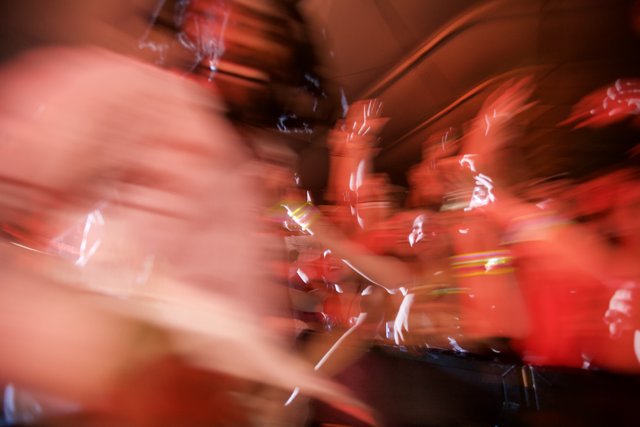 Blurry Night Club Scene at Coachella 2008