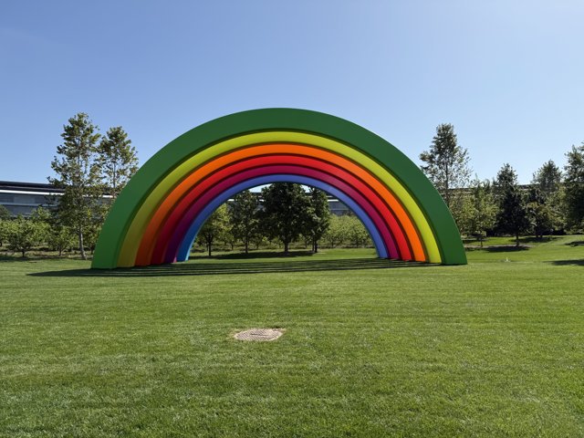 Rainbow Gateway at Apple Park