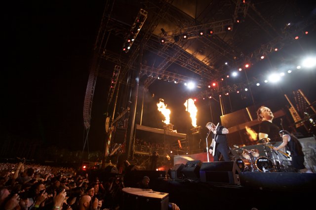 Fiery Performance at Big Four Festival