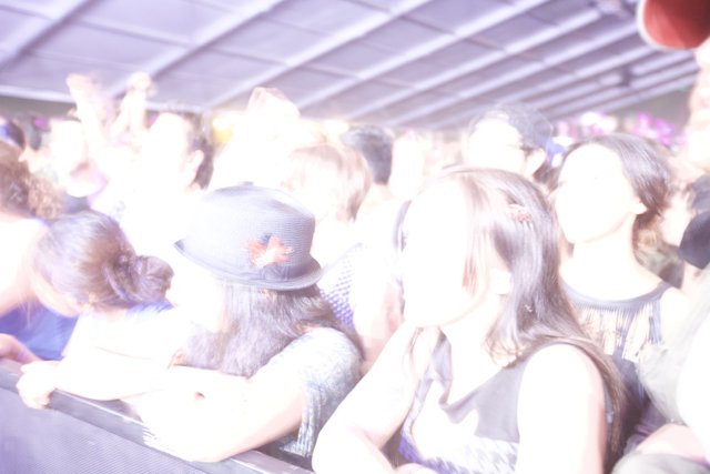 One Hat in a Sea of Concertgoers