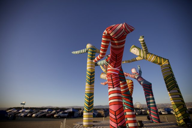 Colorful Sculptures on Display at Coachella