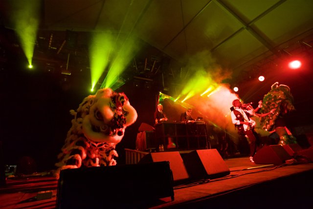 Tiger Man Rocks the Stage with Band