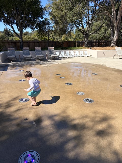 Joyful Splash on a Sunny Day