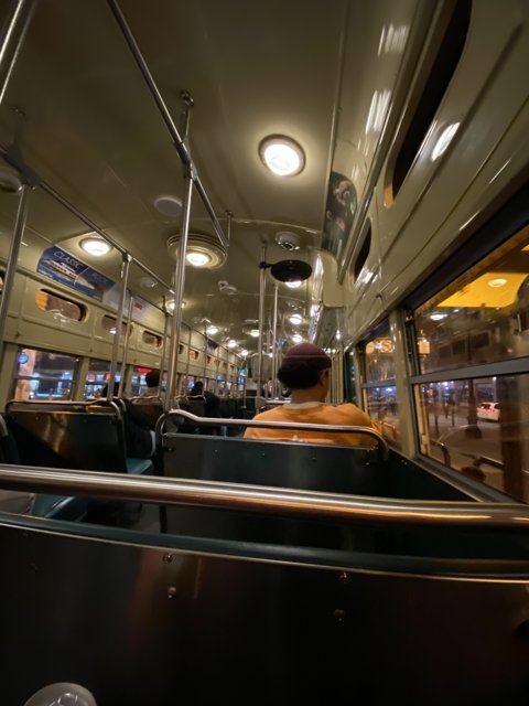 Nighttime Urban Bus Ride
