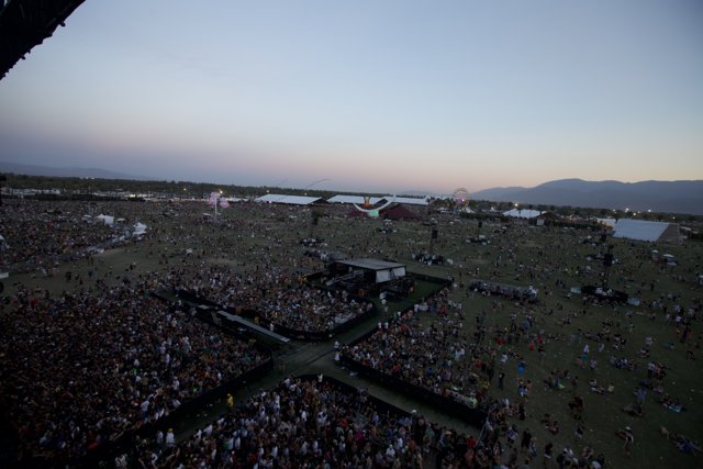 Coachella 2011 Concert Crowd in the Desert