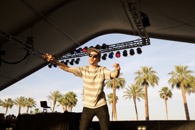 A-Trak rocks the stage at Coachella