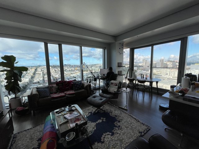 Urban Penthouse Living Room