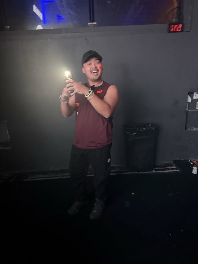 DJ Performance Moment at Electronic Music Venue