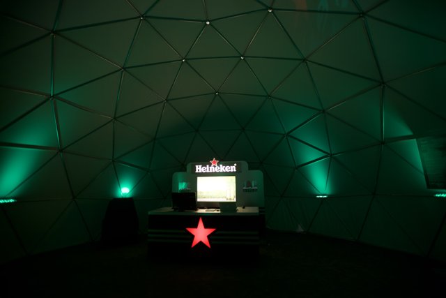 Illuminated Dome with Star