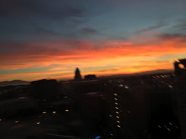 Sunset View from The Broad Building