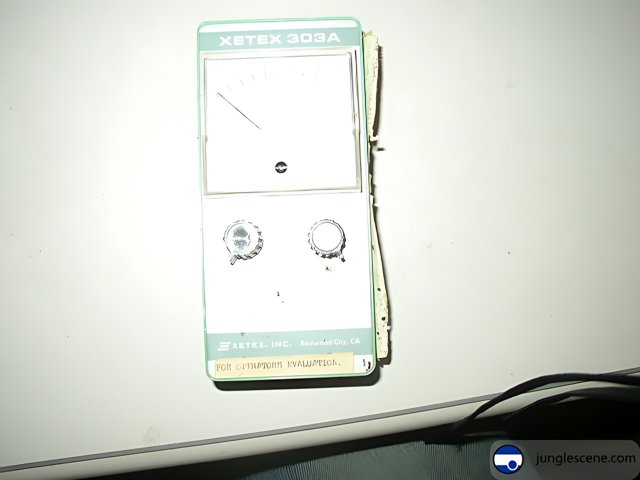 Close-Up of Vintage Car Meter