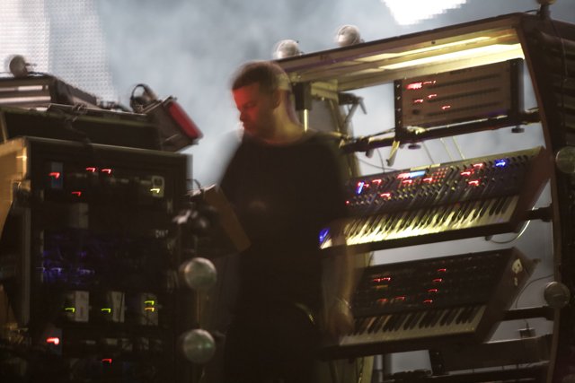 Keyboardist rocks the stage at Coachella concert