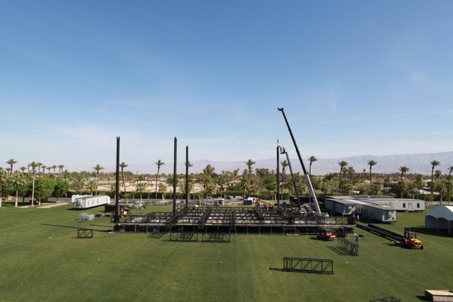 The Grand Stage in the Middle of a Sprawling Field