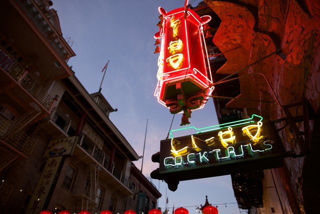 Neon Lights in Chinatown