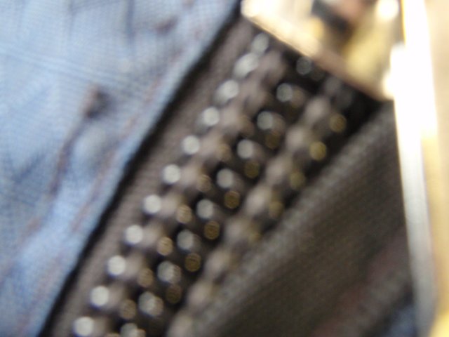 Blue Bag Zipper