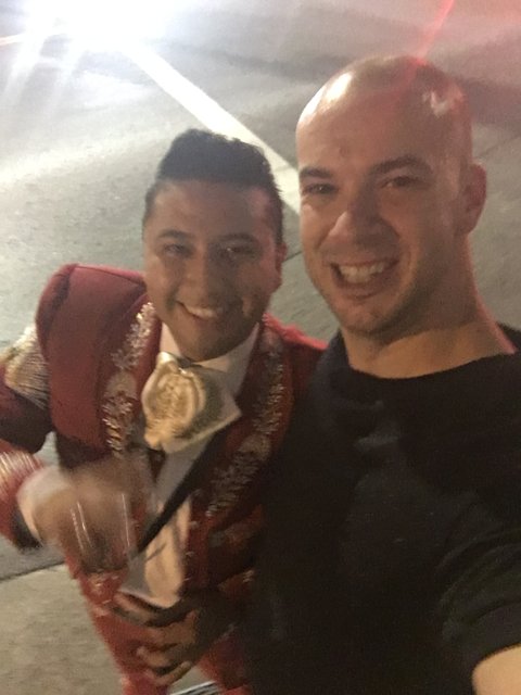 Selfie with a Mariachi