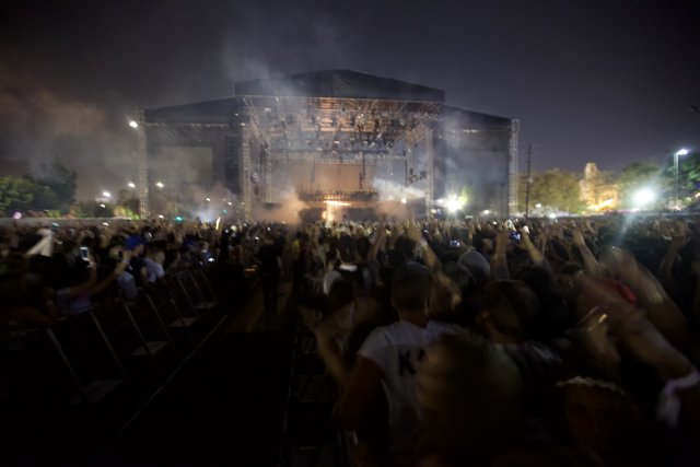 Smoke-Filled Night at a Rock Concert