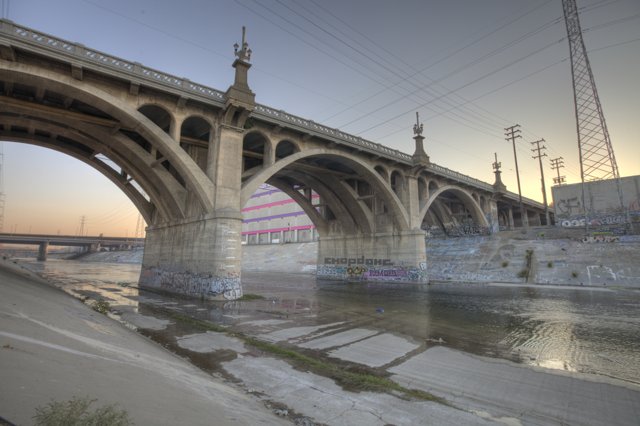 Graffiti on the River Bridge