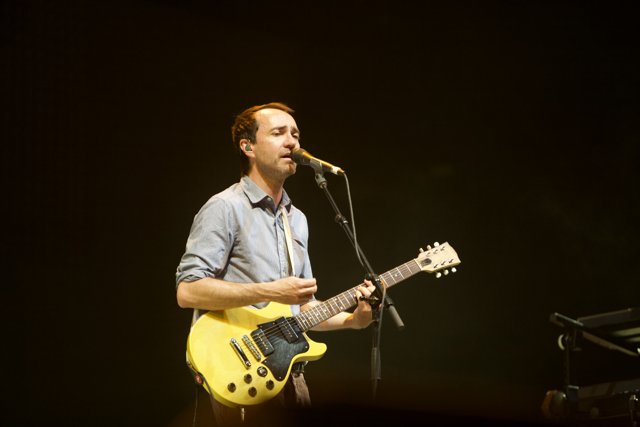 James Mercer Rocks Coachella Stage with His Electric Guitar