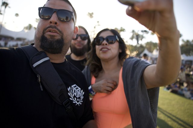 Sunset Selfie Shenanigans at Coachella 2024